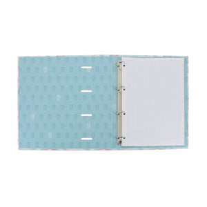 Carpeta de 4 anillas corazones pastel