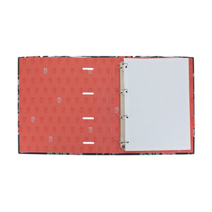 Carpeta de 4 anillas corazones pastel
