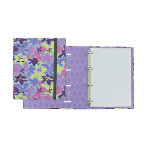 Carpeta de 4 anillas corazones pastel
