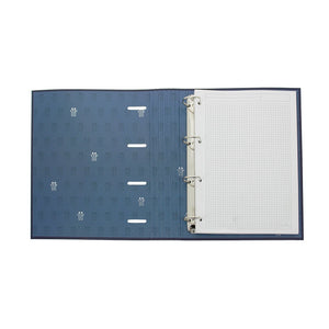 Carpeta de 4 anillas corazones pastel