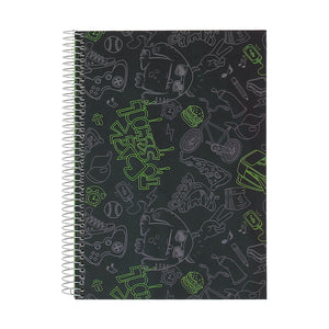 Cuaderno A5 tapa forrada