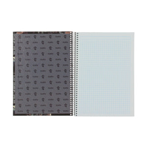 Cuaderno A5 tapa forrada