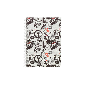 Cuaderno A5 tapa forrada