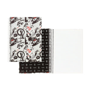 Cuaderno A5 tapa forrada