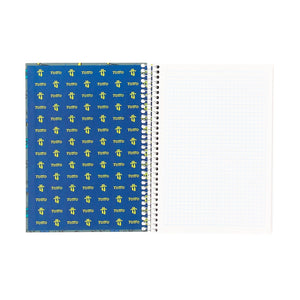 Cuaderno A5 tapa forrada