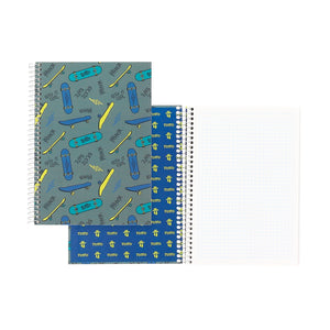 Cuaderno A5 tapa forrada