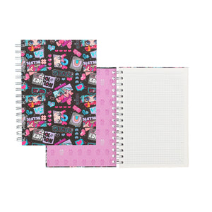 Cuaderno A5 tapa forrada