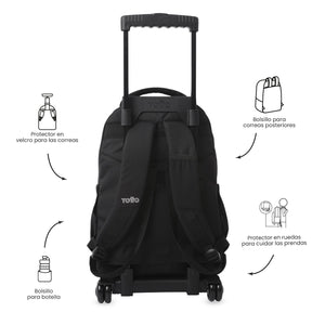 Mochila Renglones Ecole Solid