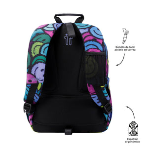 Mochila escolar Adaptable a carro - Acuareles