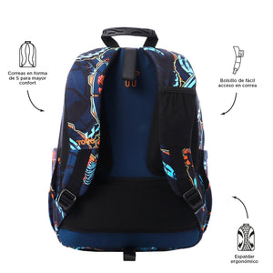 Mochila escolar Adaptable a carro - Acuareles