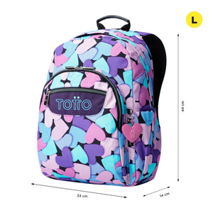 Mochila escolar Adaptable a carro - Acuareles