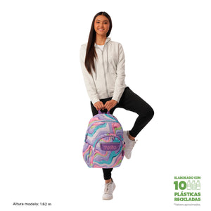 Mochila escolar Adaptable a carro - Acuareles