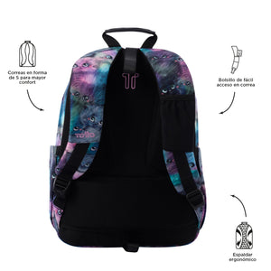 Mochila escolar Adaptable a carro - Acuareles