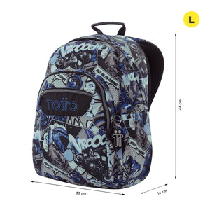 Mochila escolar Adaptable a carro - Acuareles