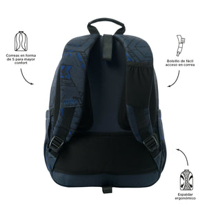 Mochila escolar Adaptable a carro - Acuareles