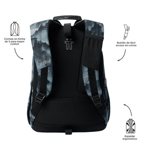 Mochila escolar Adaptable a carro - Acuareles