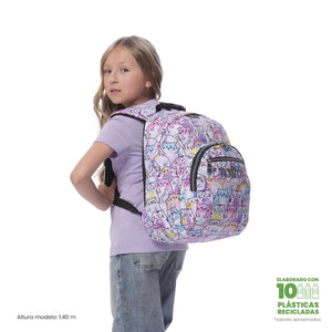 Mochila escolar Adaptable a carro - Acuareles