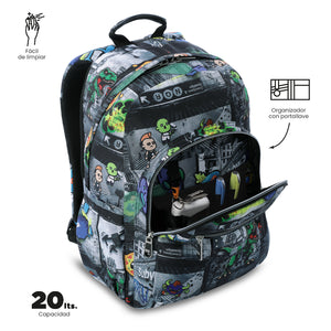 Mochila Acuareles - Adaptable a carro