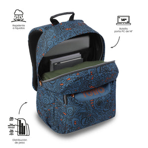 Mochila Acuareles - Adaptable a carro