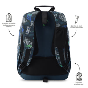 Mochila Acuareles - Adaptable a carro