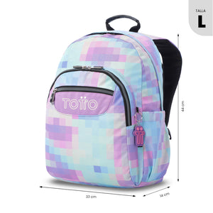 Mochila escolar Adaptable a carro - Acuareles