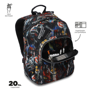 Mochila Acuareles - Adaptable a carro