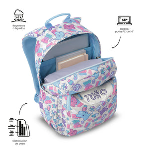 Mochila Acuareles - Adaptable a carro