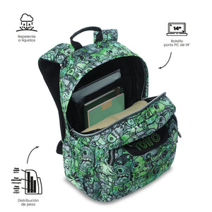 Mochila Acuareles - Adaptable a carro