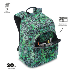 Mochila Acuareles - Adaptable a carro