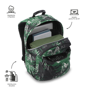 Mochila Acuareles - Adaptable a carro