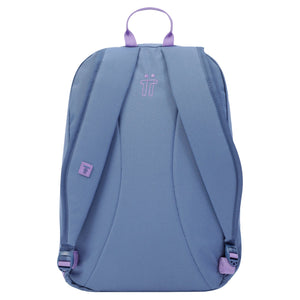 Mochila urbana color gris y rosa