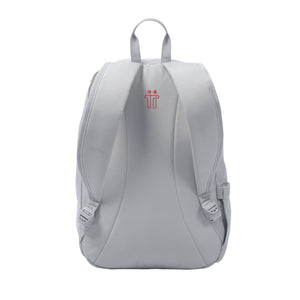 Mochila urbana color gris y rosa