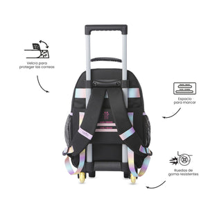Mochila de ruedas Glowing Black