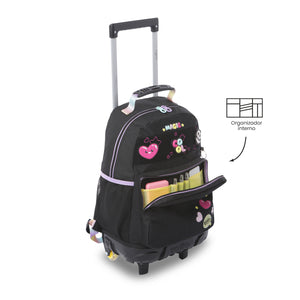 Mochila de ruedas Glowing Black