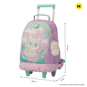 Mochila de ruedas Queen Cat