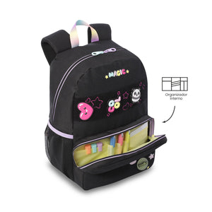 Mochila Glowing Black