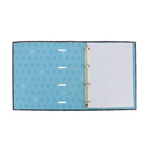 Carpeta de 4 anillas corazones pastel