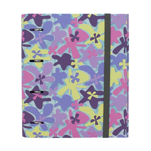 Carpeta de 4 anillas corazones pastel