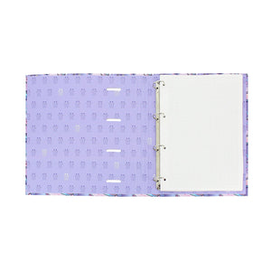 Carpeta de 4 anillas corazones pastel