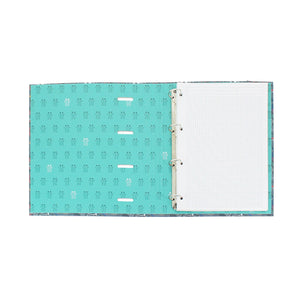 Carpeta de 4 anillas corazones pastel