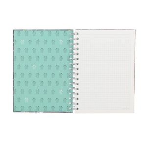 Cuaderno A5 tapa forrada