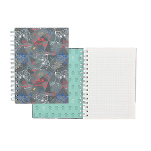 Cuaderno A5 tapa forrada