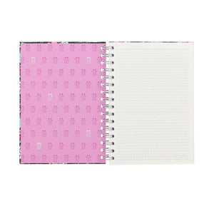 Cuaderno A5 tapa forrada