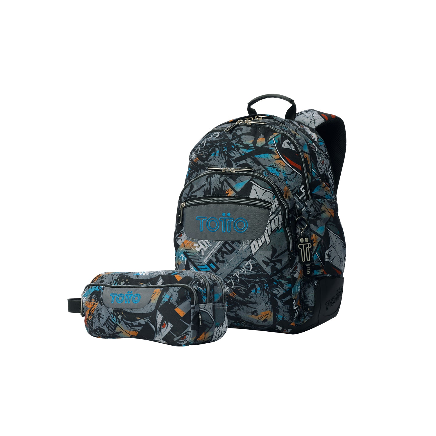 Pack escolar Niño - Mochila + Estuche 3 compartimentos