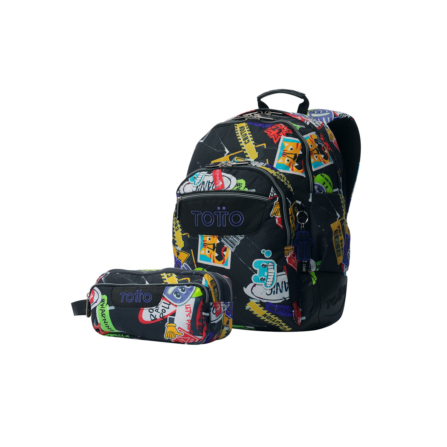 Pack escolar Niño - Mochila + Estuche 3 compartimentos