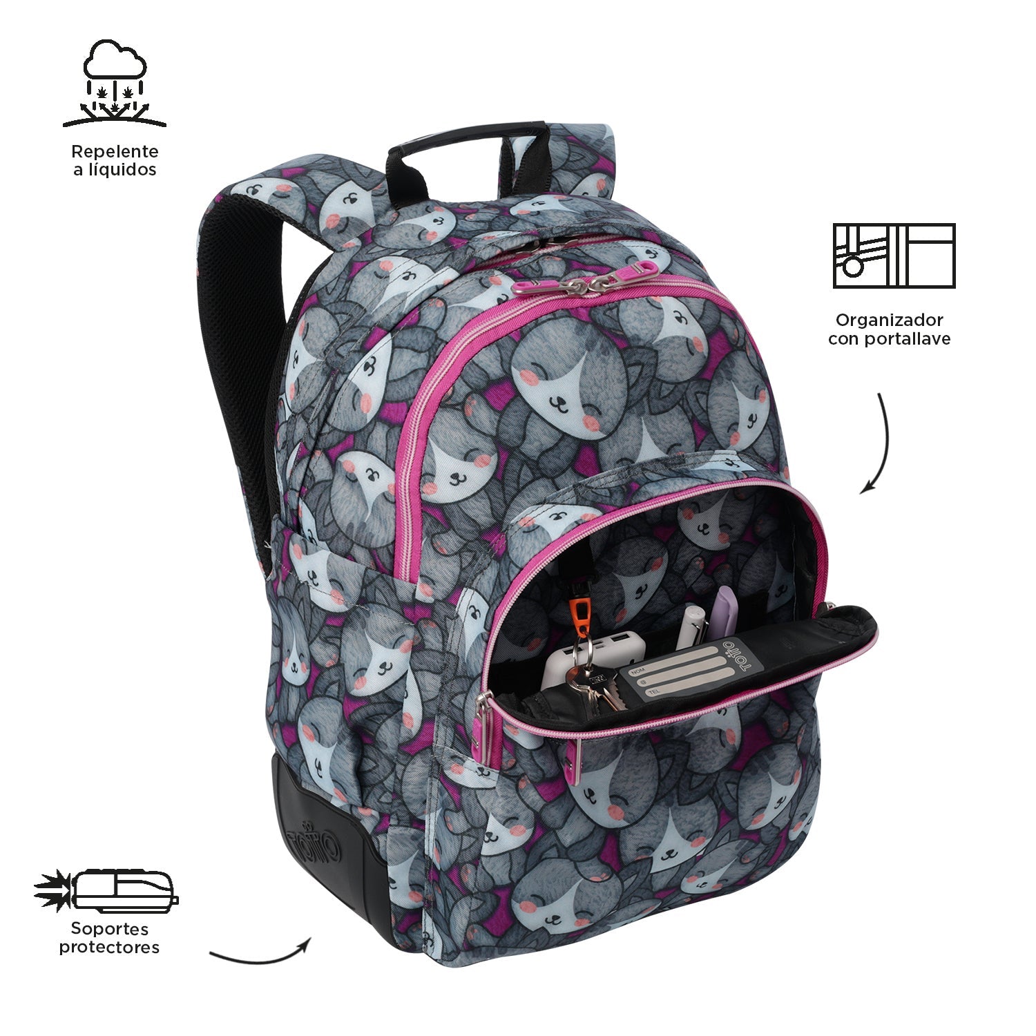 Mochila Rayol - Kitten Rose