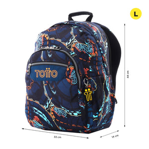 Mochila escolar Adaptable a carro - Acuareles 