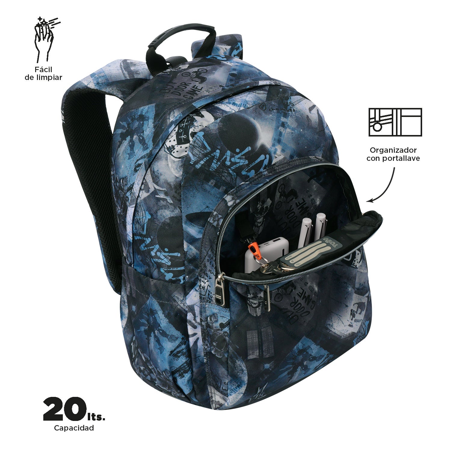 Mochila Acuareles Pack - Adaptable a carro