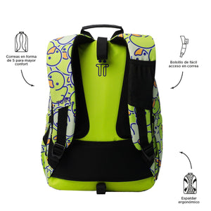 Mochila escolar Adaptable a carro - Acuareles 