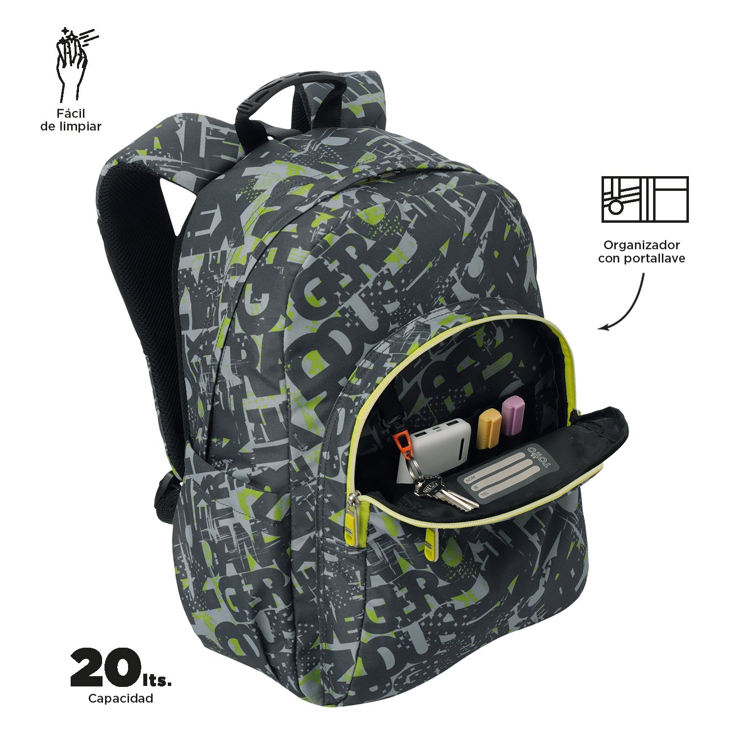 Mochila Acuareles Pack - Adaptable a carro